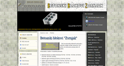 Desktop Screenshot of betonski-blokovi.com